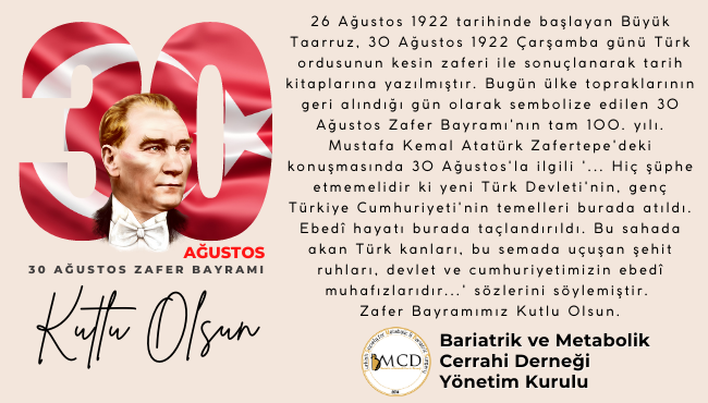 30 Ağustos Zafer Bayramımız Kutlu Olsun...